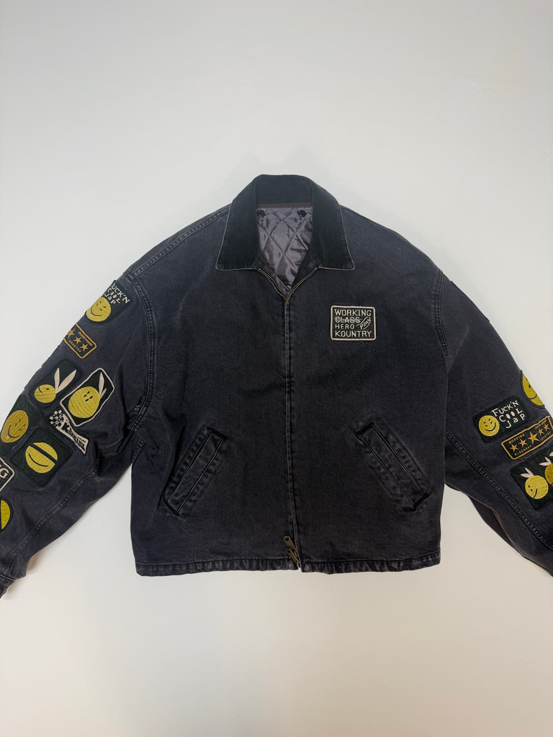 캐피탈 14온즈 데님 티백 드리즐러 자켓 아나키 레인보위 상품이미지2