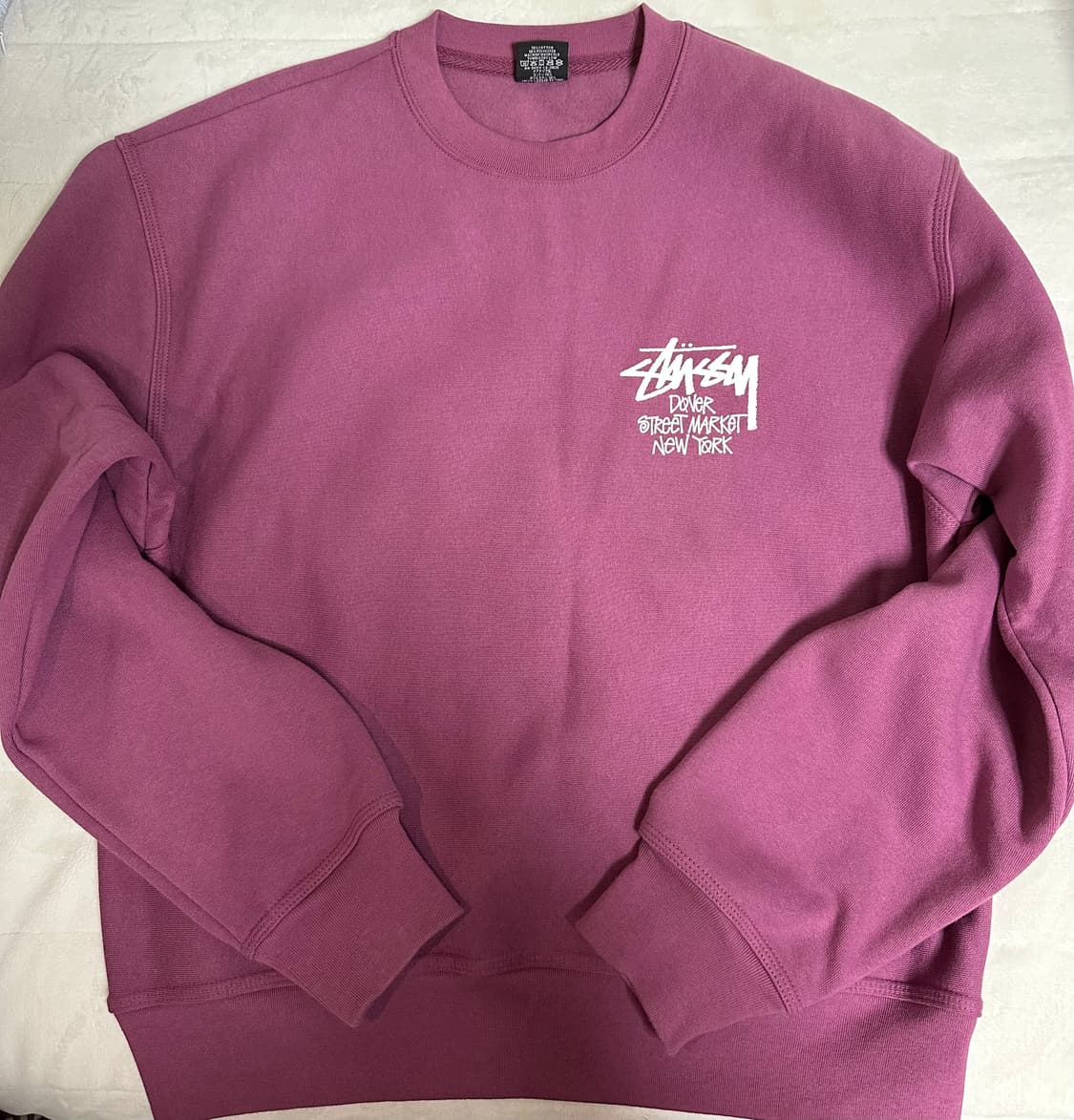 스투시 스탁 DOVER STREET MARKET NEWYORK 크루넥 베 상품이미지2