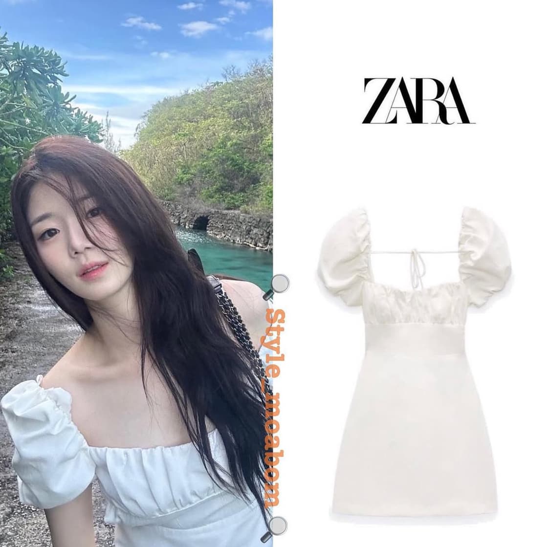 자라 신지연 조이 카리나 원피스 화이트 s 상품이미지1
