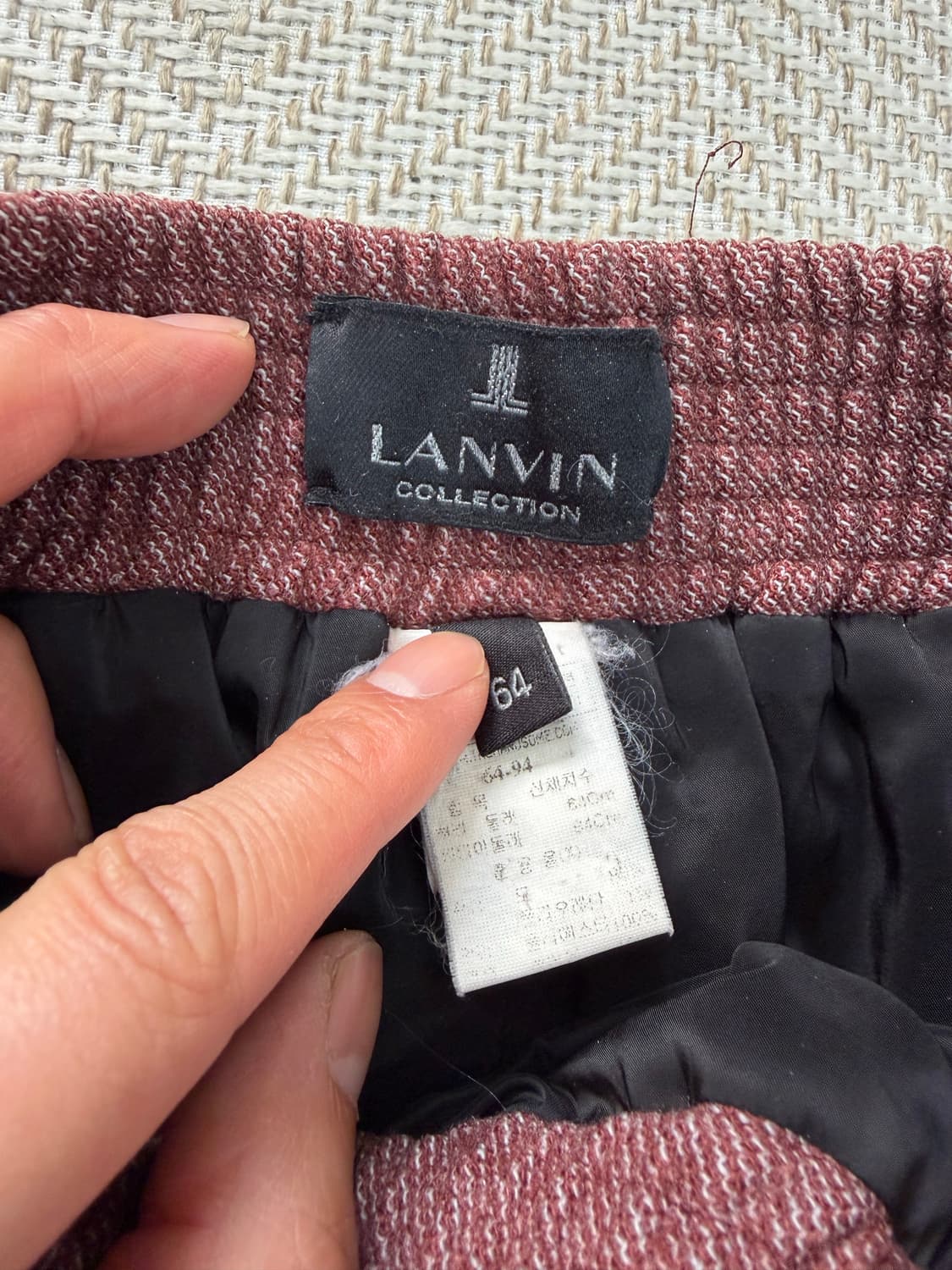 정품) 랑방 한섬 밴딩 롱 스커트 64 상품이미지8