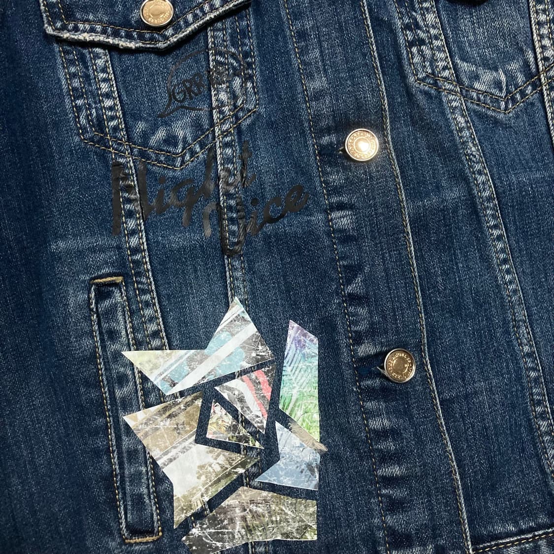 게스 디테일 데님 자켓 상품이미지4