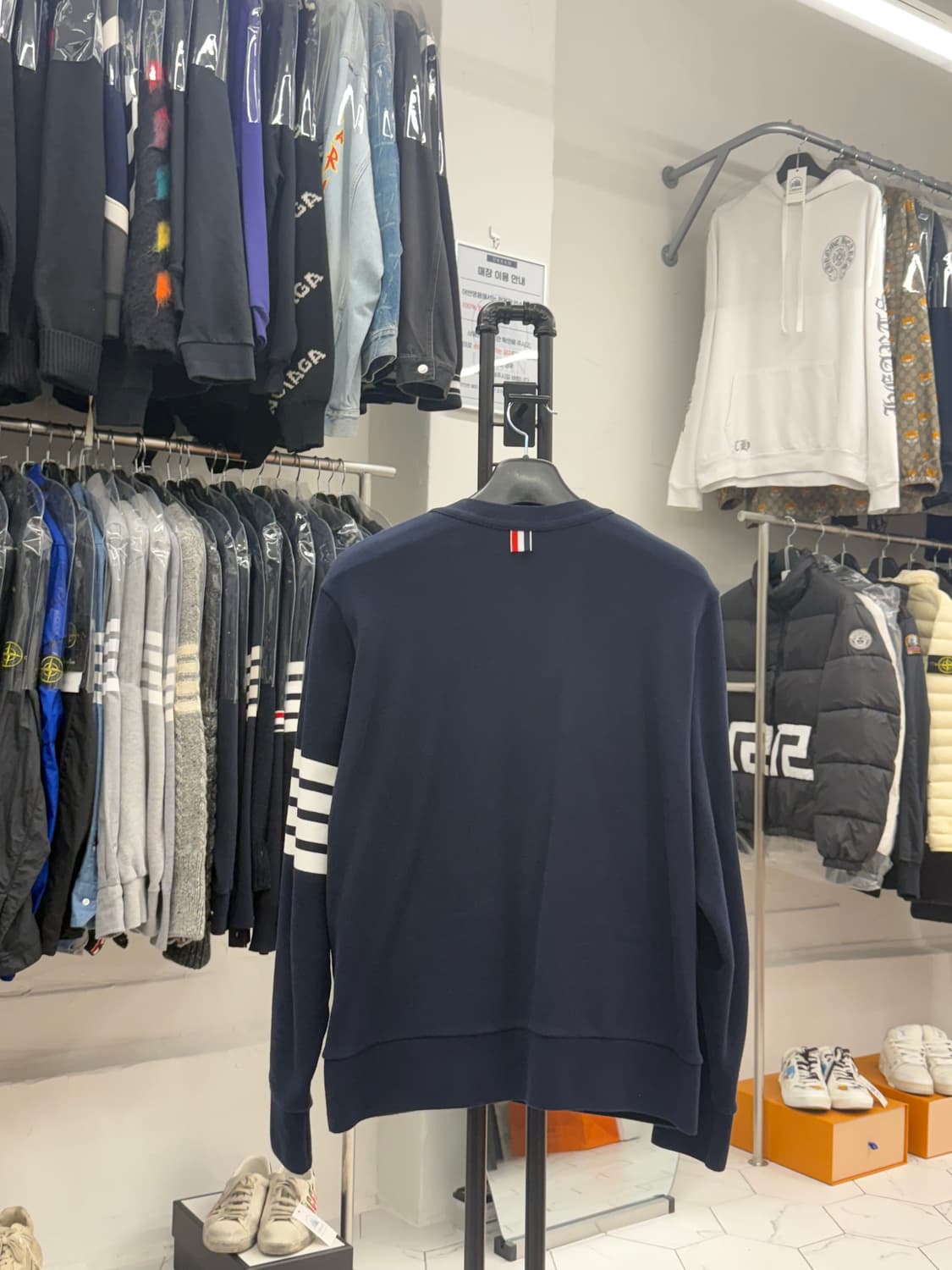 [4] 톰브라운 사선완장 코튼 가디건 상품이미지2