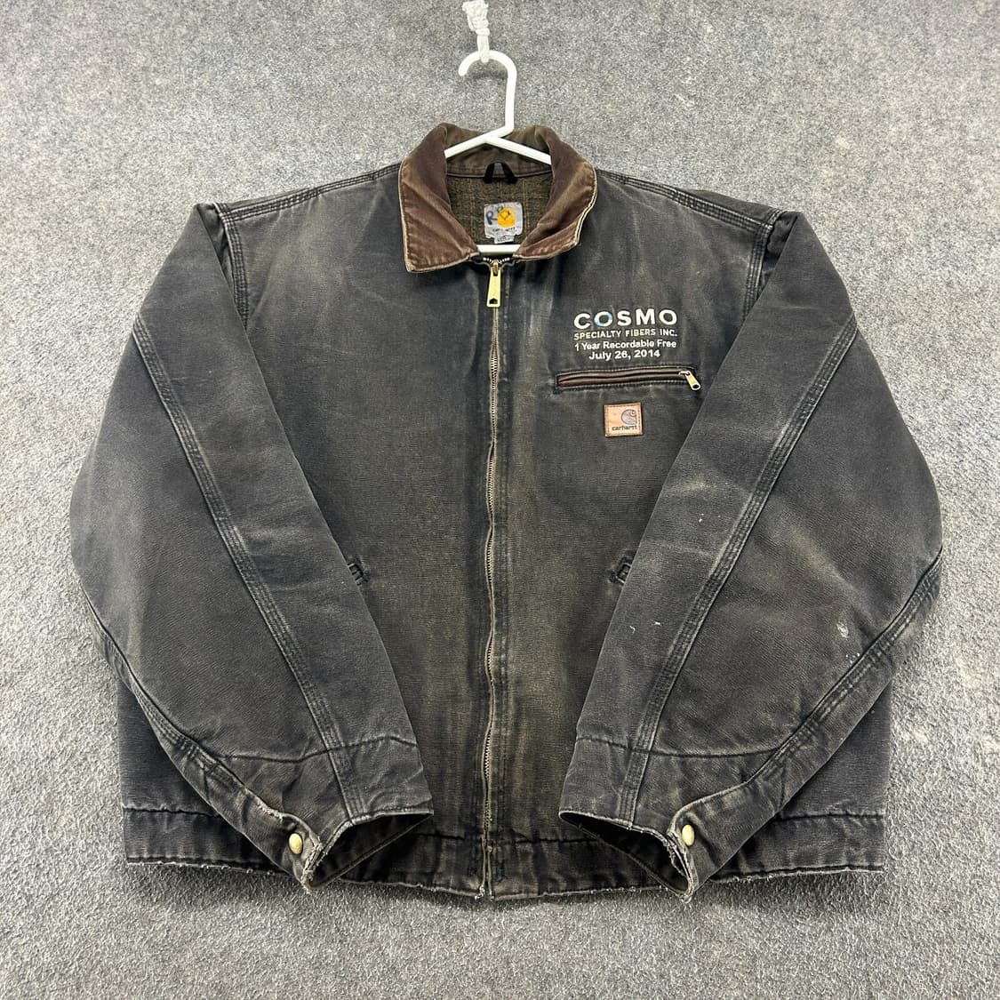 칼하트 J97 디트로이트 코스모 스페셜티파이버스 1년 무재해 기념 자켓  상품이미지1