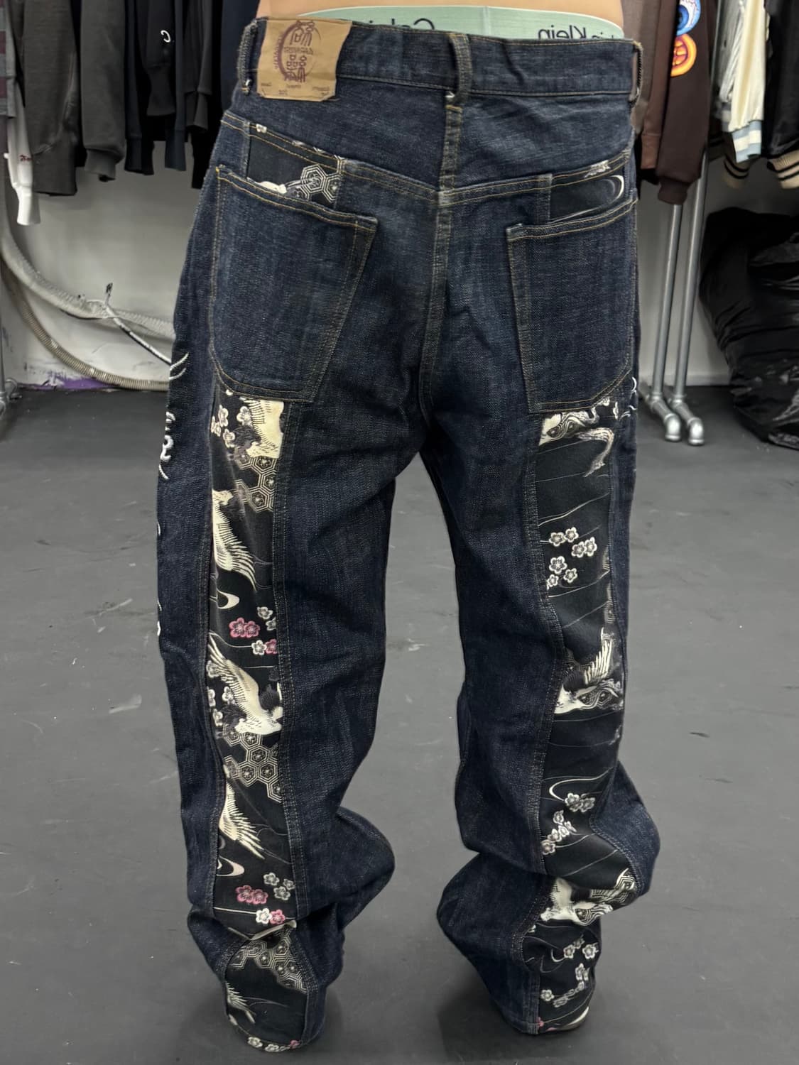 카라쿠리 타마시 오리엔탈 데님팬츠 상품이미지5