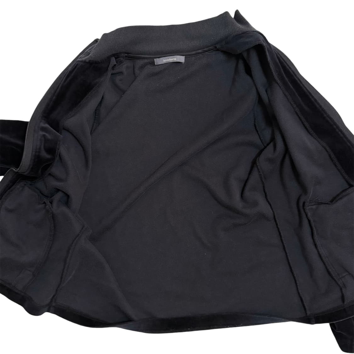 00s Liz Claiborne 벨루어 하이넥 집업 상품이미지5