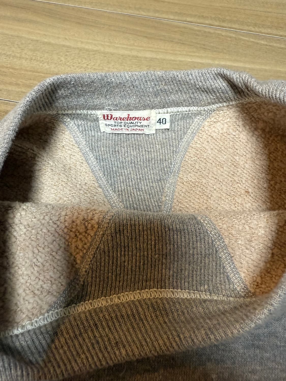 웨어하우스 401 스웻셔츠 그레이 상품이미지3