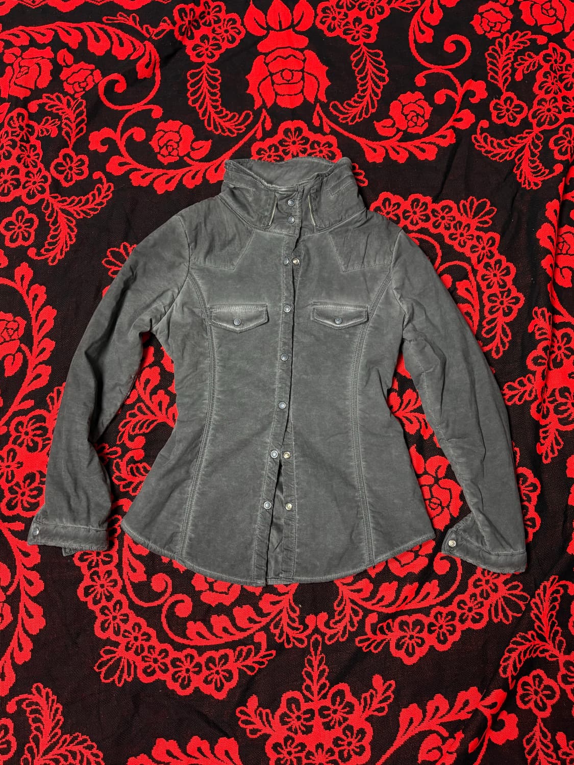 Rock-Punk gothic grey jacket 상품이미지2