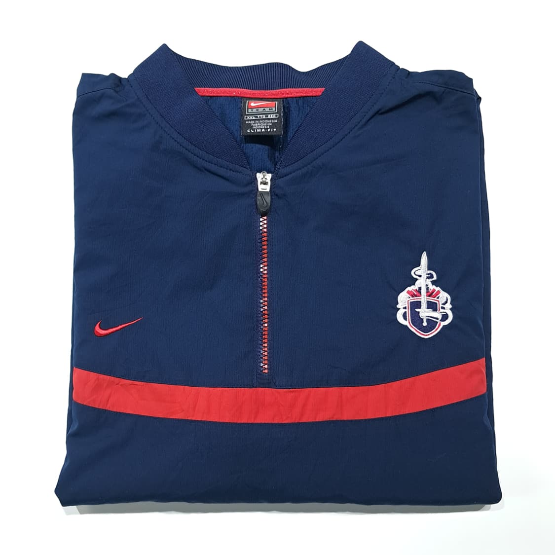 CK145 2XL 나이키 00s 팀 네이비&레드 쉴드자수 바람막이 웜업 상품이미지9