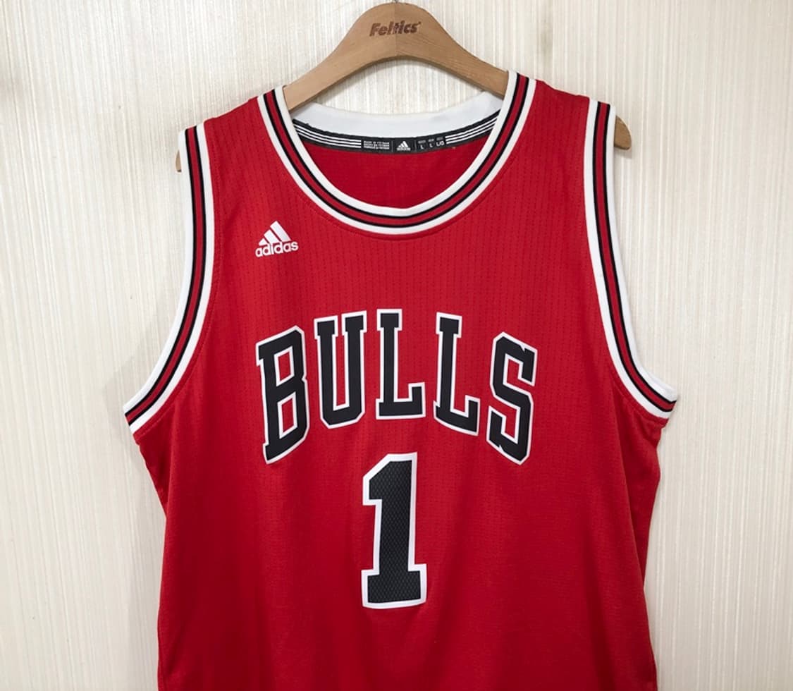 NBA 아디다스 시카고불스 스윙맨유니폼 L #1 데릭로즈 상품이미지2