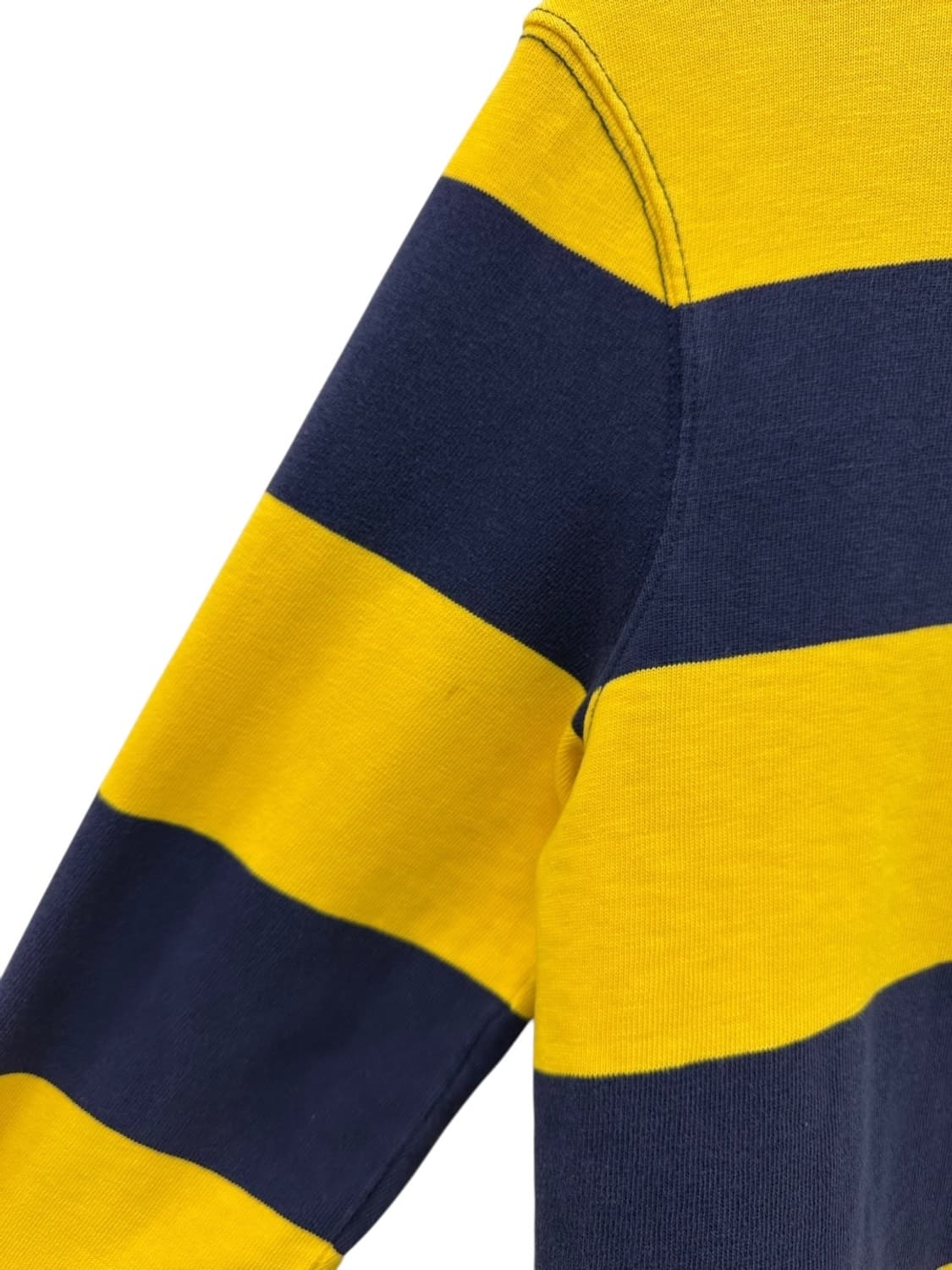 폴로 럭비티 옐로우&네이비 (M) 상품이미지4