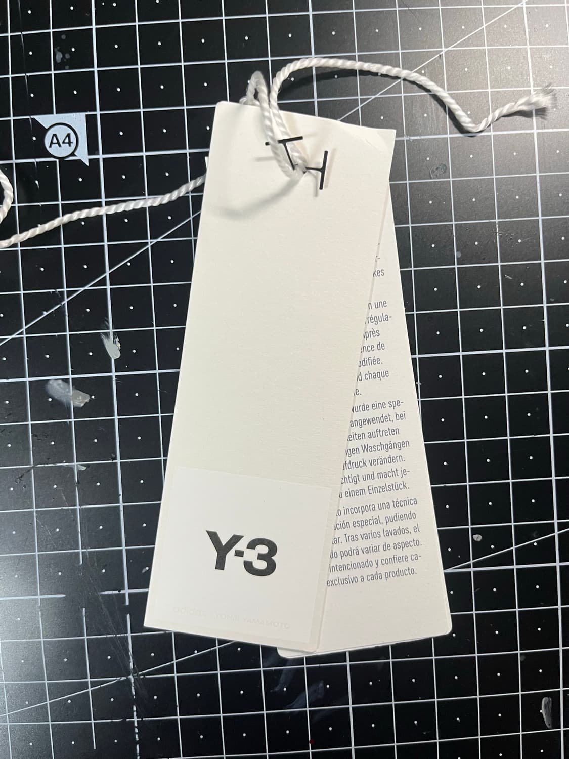 Y-3 풋볼 로고 롱슬리브 긴팔 져지 티셔츠 블랙 라지 상품이미지6