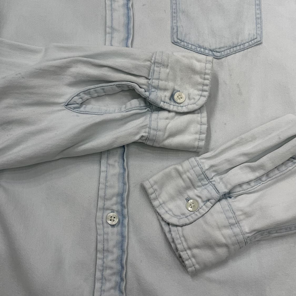 (L) Levi's 리바이스 코튼 데님 셔츠 상품이미지7