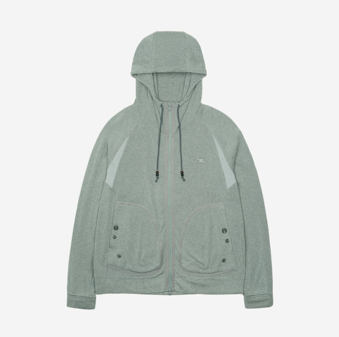 Sansan Gear Kapas Knit Zip-Up Mint 1 상품이미지1