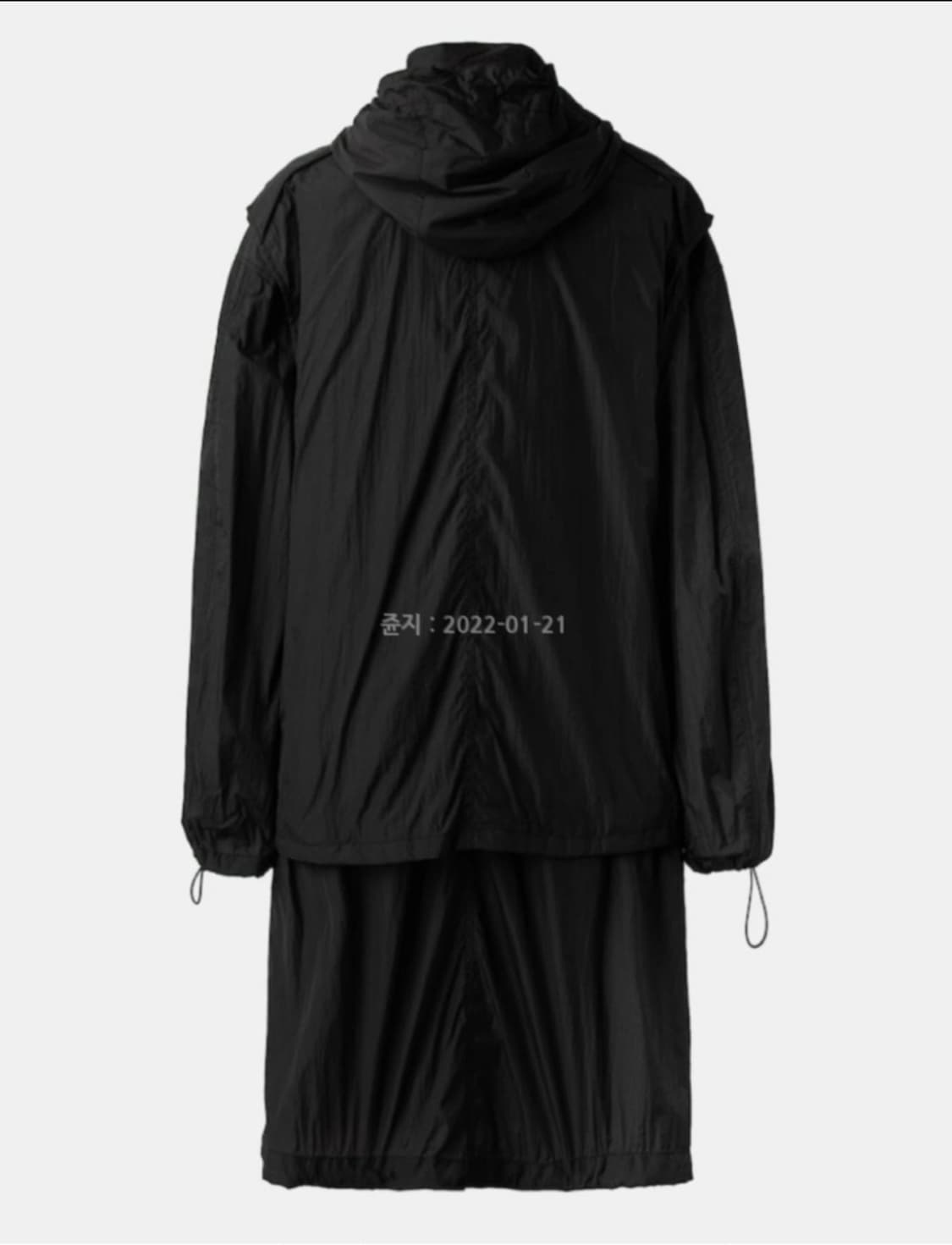 준지 레이어드 롱 윈드 브레이커 46 상품이미지4
