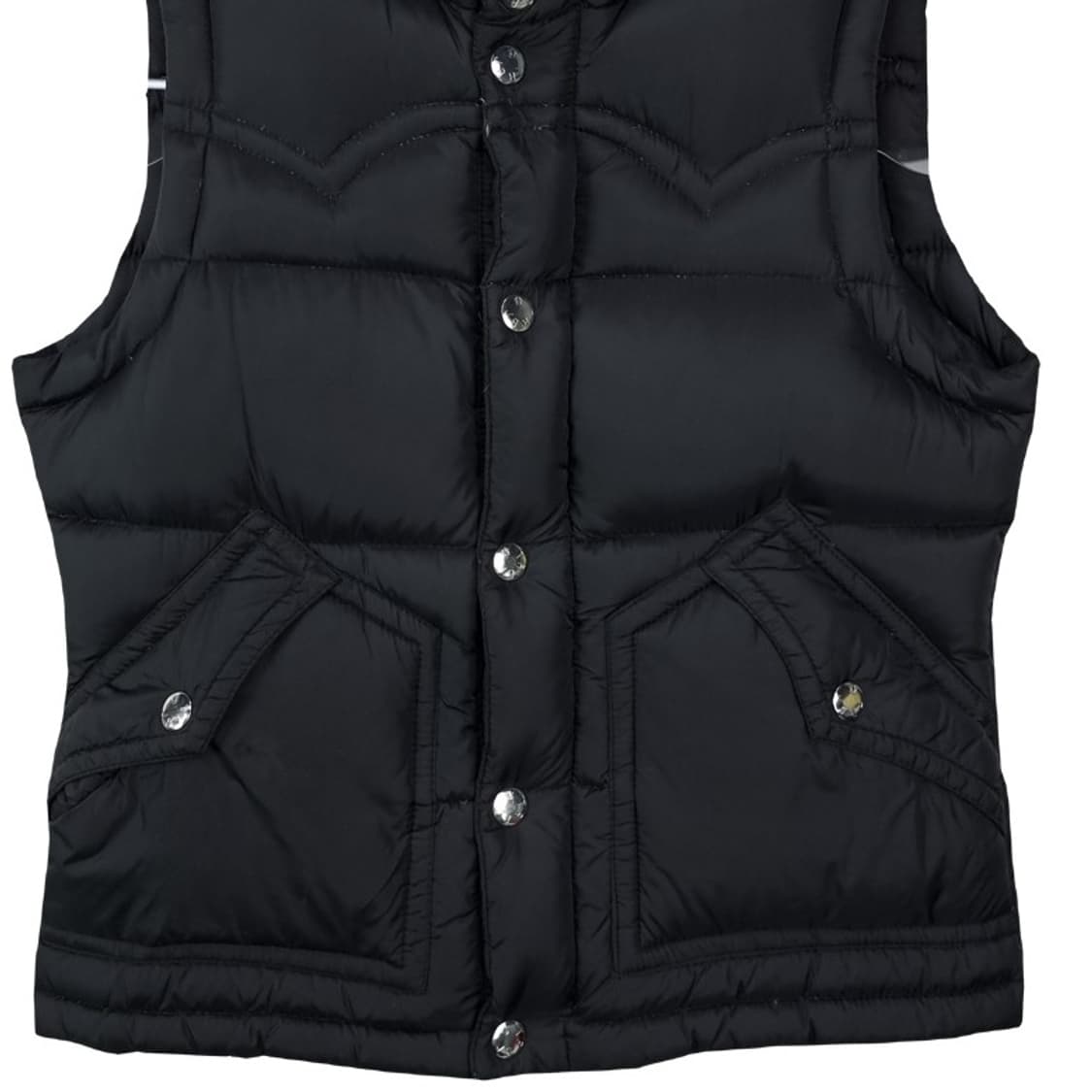 트루릴리전 덕다운 슬림핏 패딩 조끼 블랙 M16416 상품이미지5