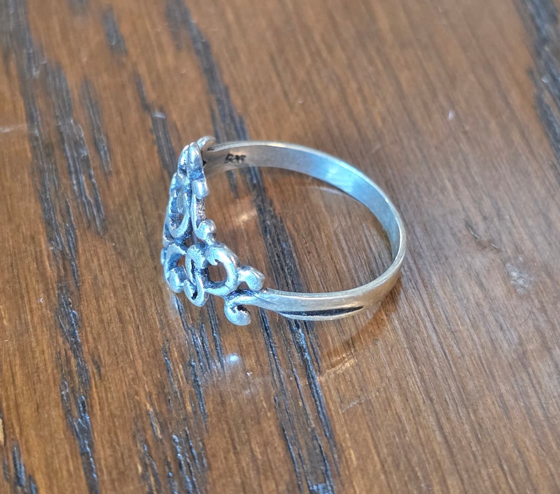 빈티지 셀틱 실버 925 은반지 상품이미지7