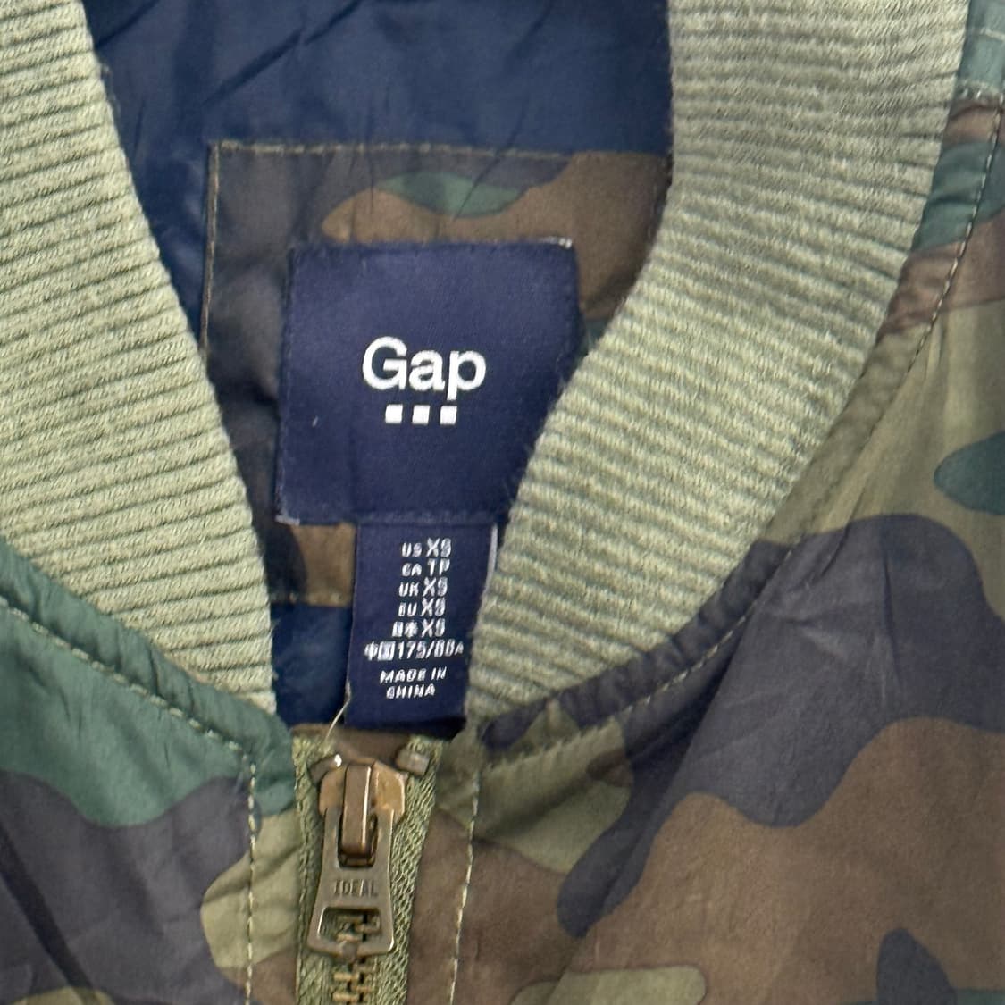 갭(Gap) 카모 밀리터리 봄버 자켓 (XS) 상품이미지2