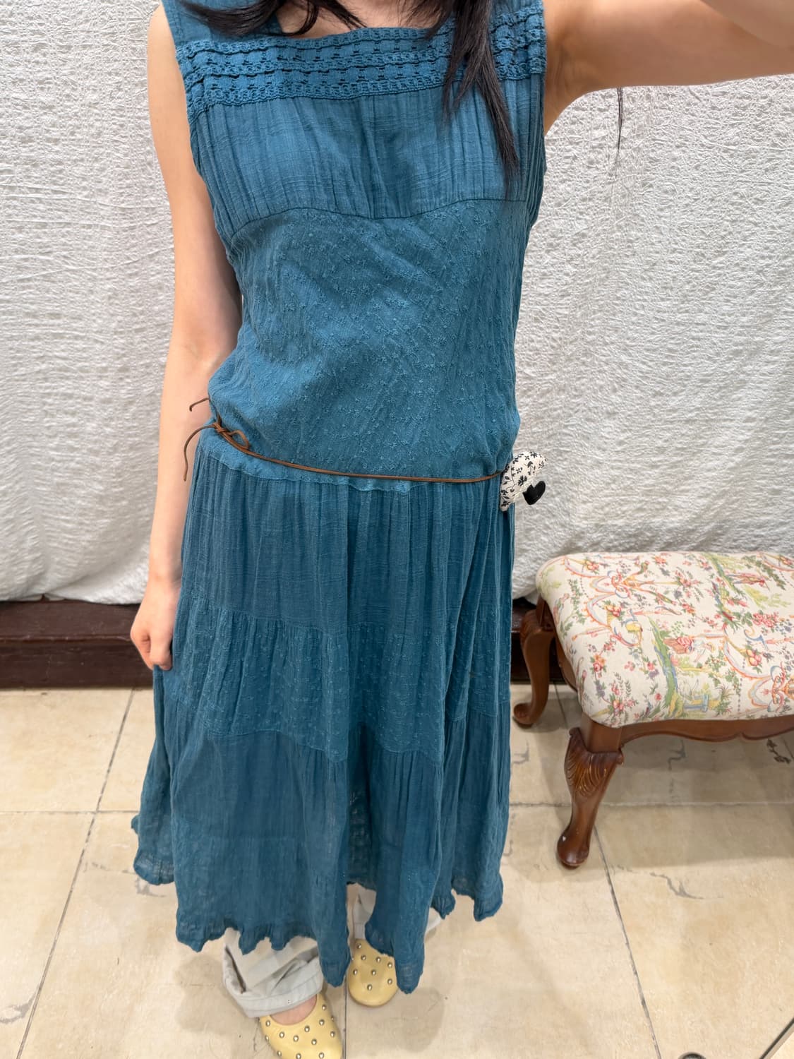 Ocean Mist Tiered Dress 상품이미지1