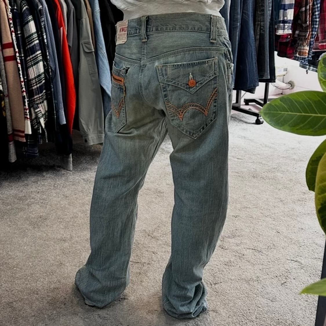 에드윈 XVS403 라이트블루 빈티지 데님 팬츠(32) 상품이미지3