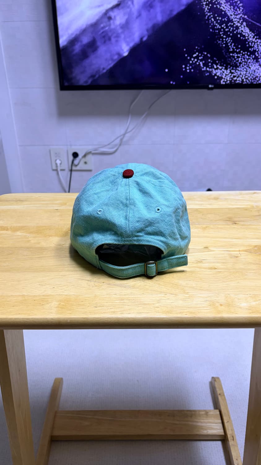 슈프림 18ss 데님 스웨이트 콤팩트 로고 6패널 캡 모자 상품이미지3