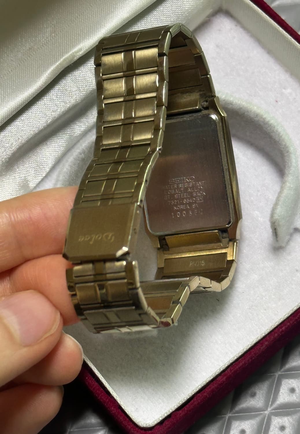 세이코 돌체 금장 시계 상품이미지3