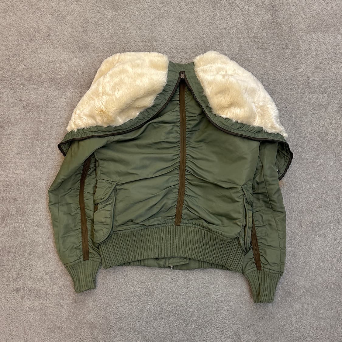 아비렉스 n2b 플라이트 자켓 카키 상품이미지2