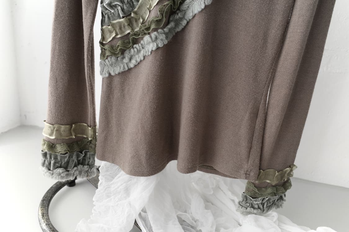 frill fur long sleeve 상품이미지4