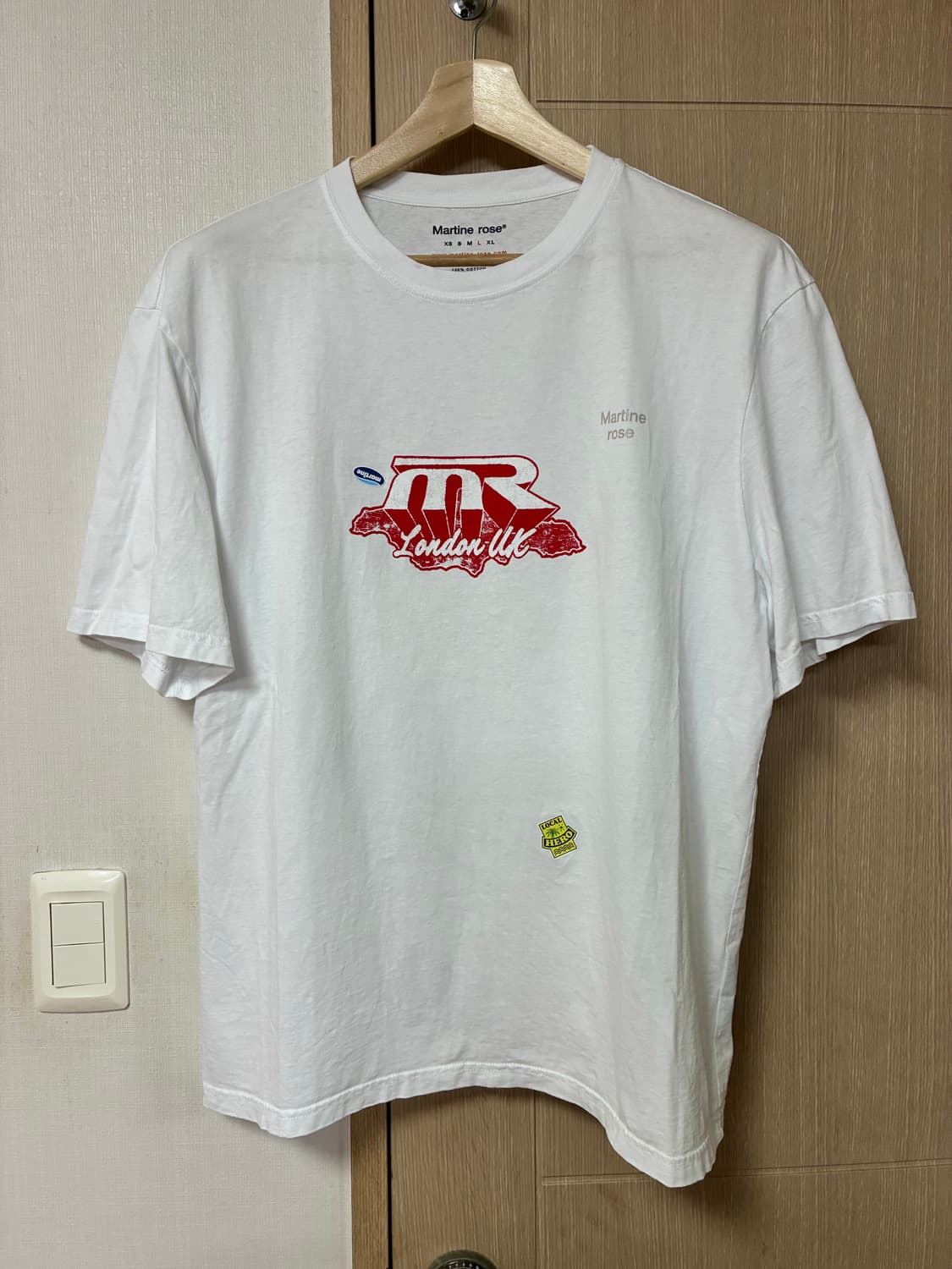 [L]마틴로즈 MR 자메이카 클래식 티셔츠 화이트 상품이미지1