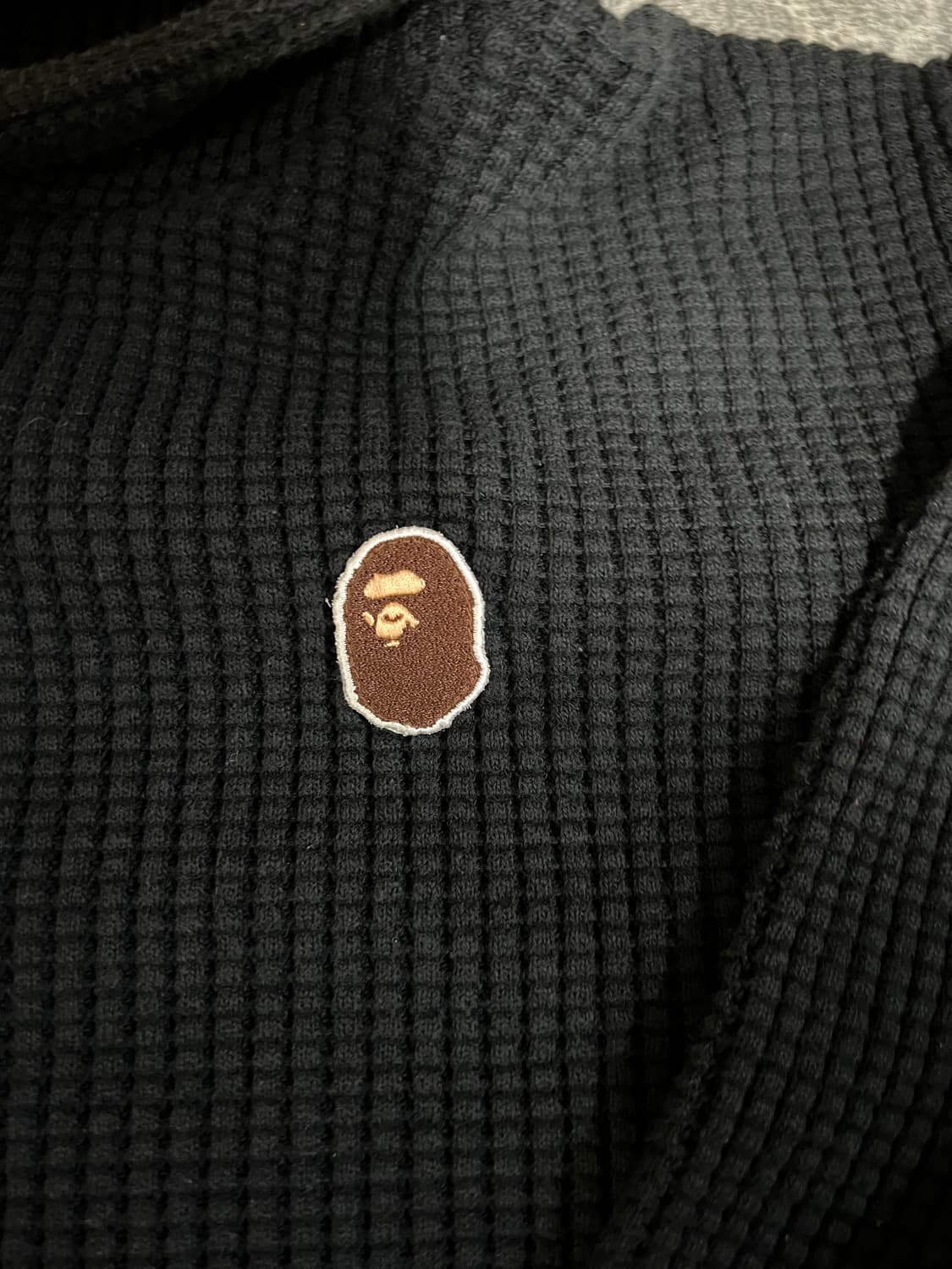 베이프 사루 와플 후드니트 상품이미지2