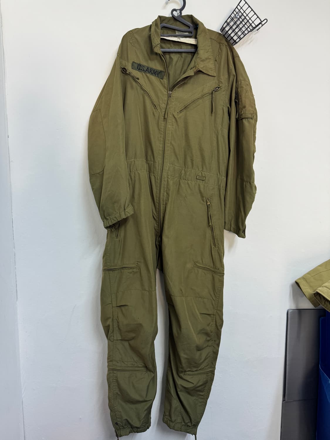 희귀!! US ARMY 밀리터리 미군 점프수트 커버올 상품이미지3