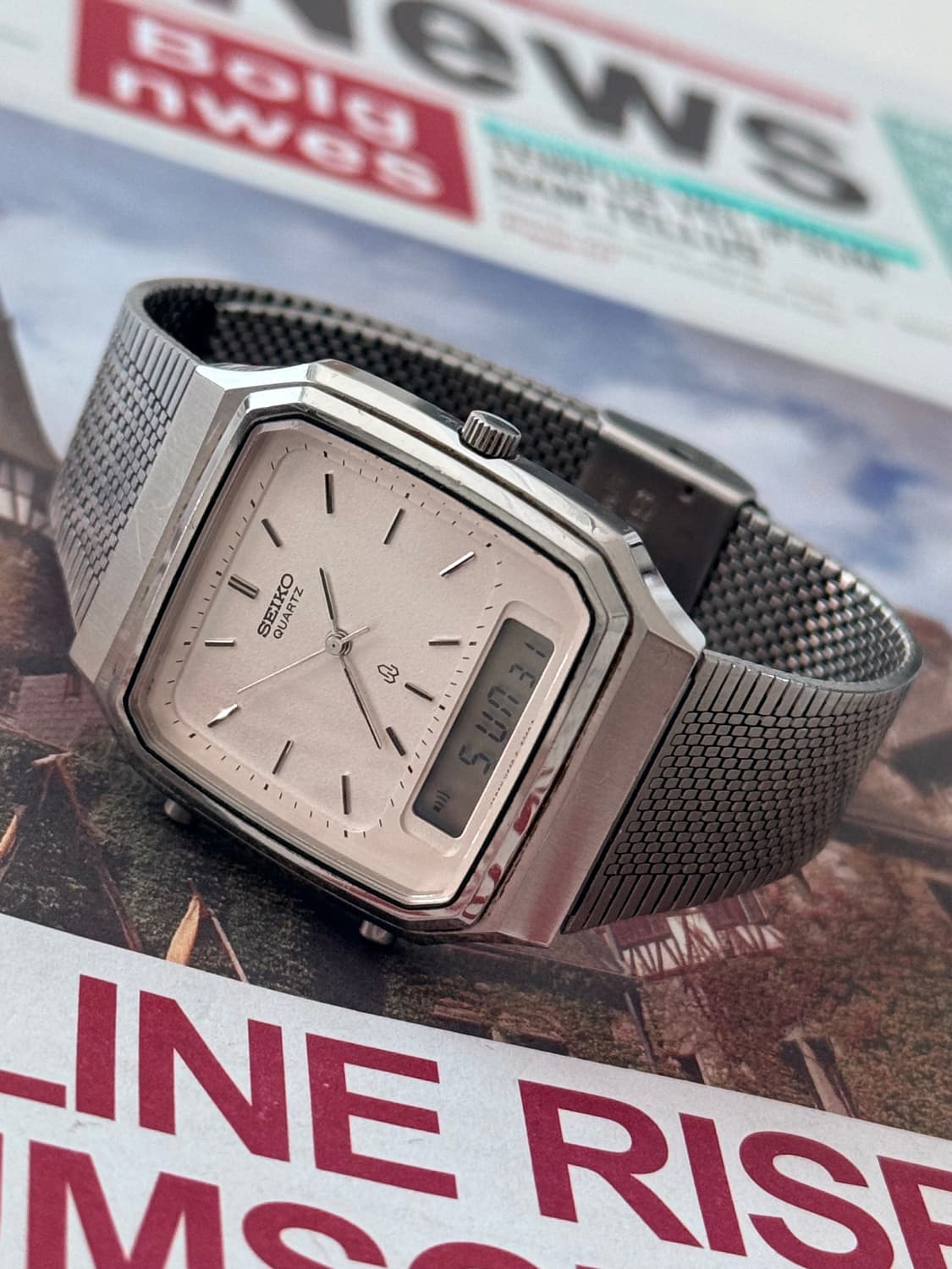 Seiko 세이코 아나디지 쿼츠 1982 상품이미지3