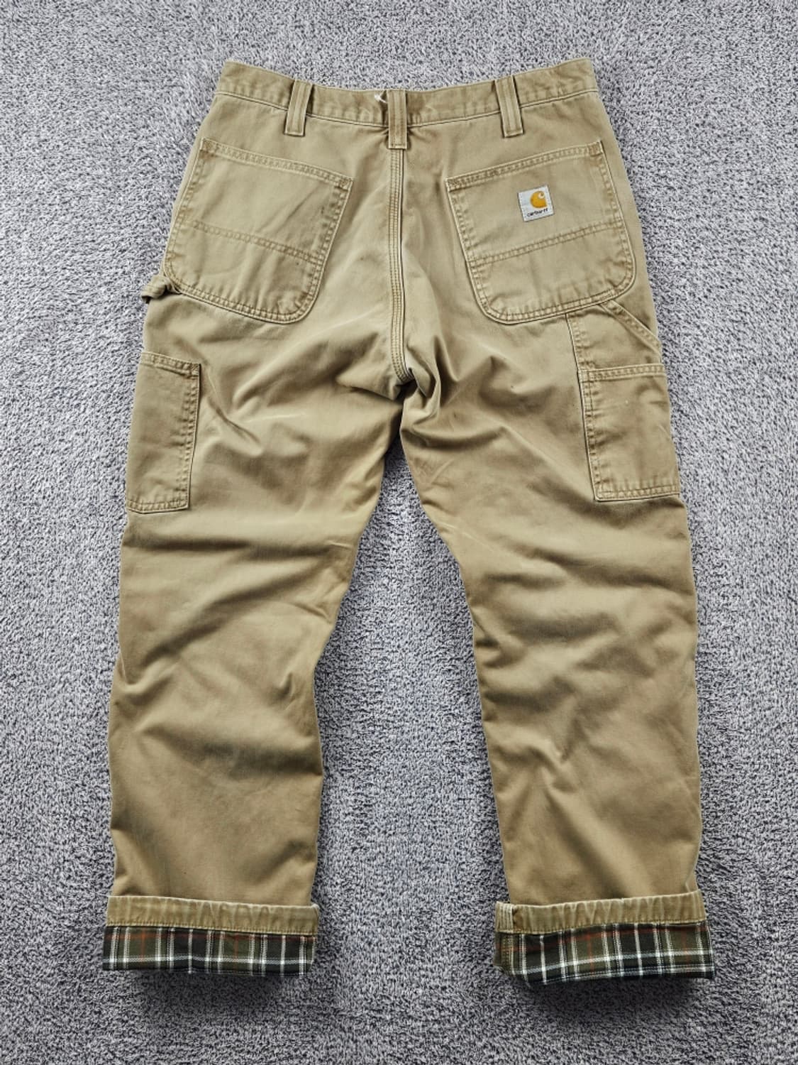 칼하트 헤비 플란넬 코튼 카펜터 워크 팬츠 ( 32X30 )/ 11102 상품이미지5