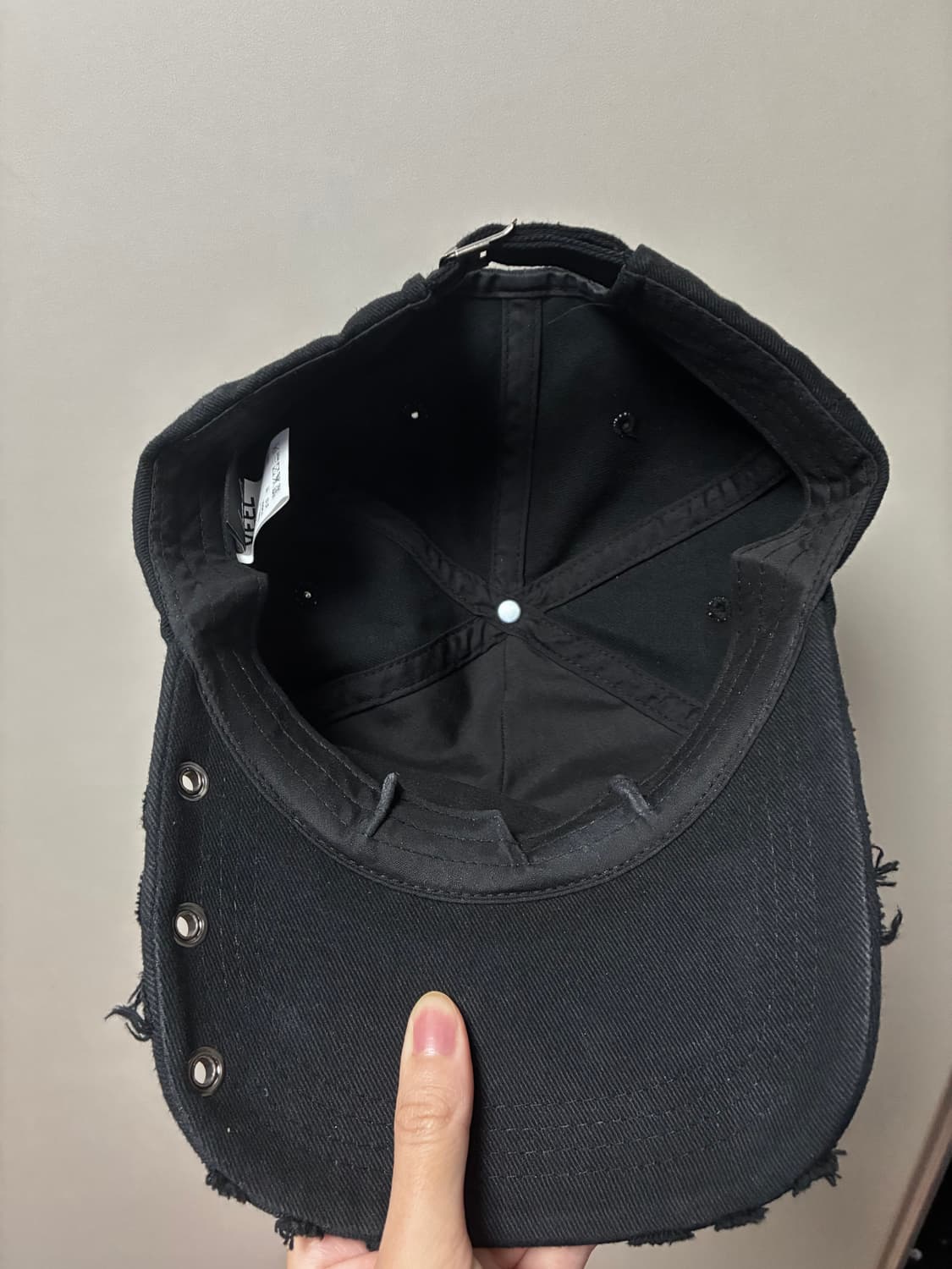 와이이이엘 DESTROYED VINTAGE BALL CAP 상품이미지5