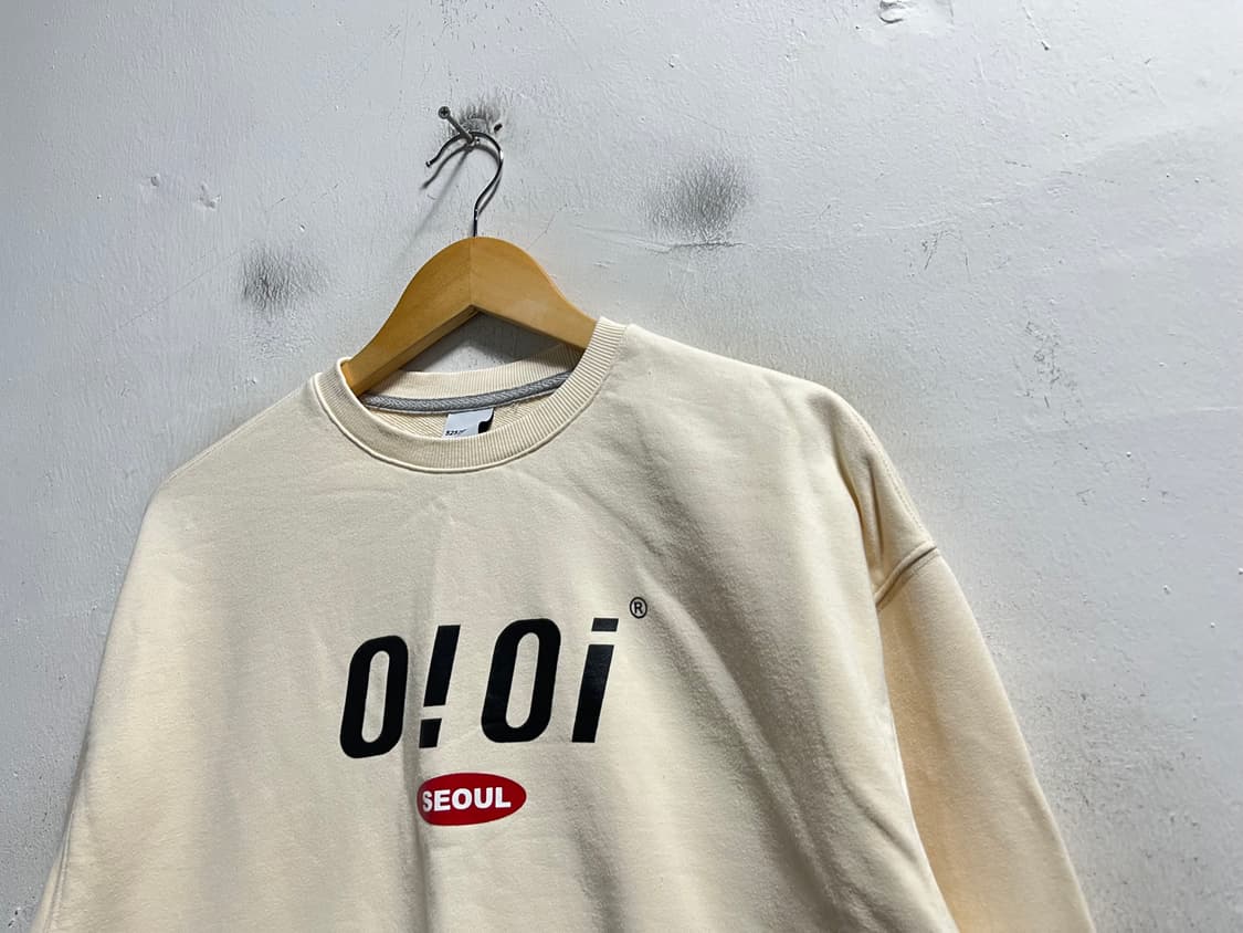 95-100 OiOi 루즈핏 맨투맨 정품 상품이미지2