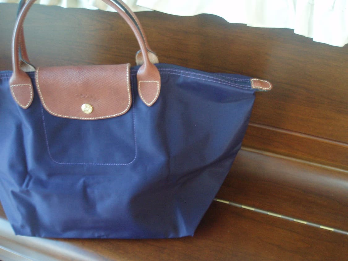 Longchamp vintage navy bag 상품이미지2