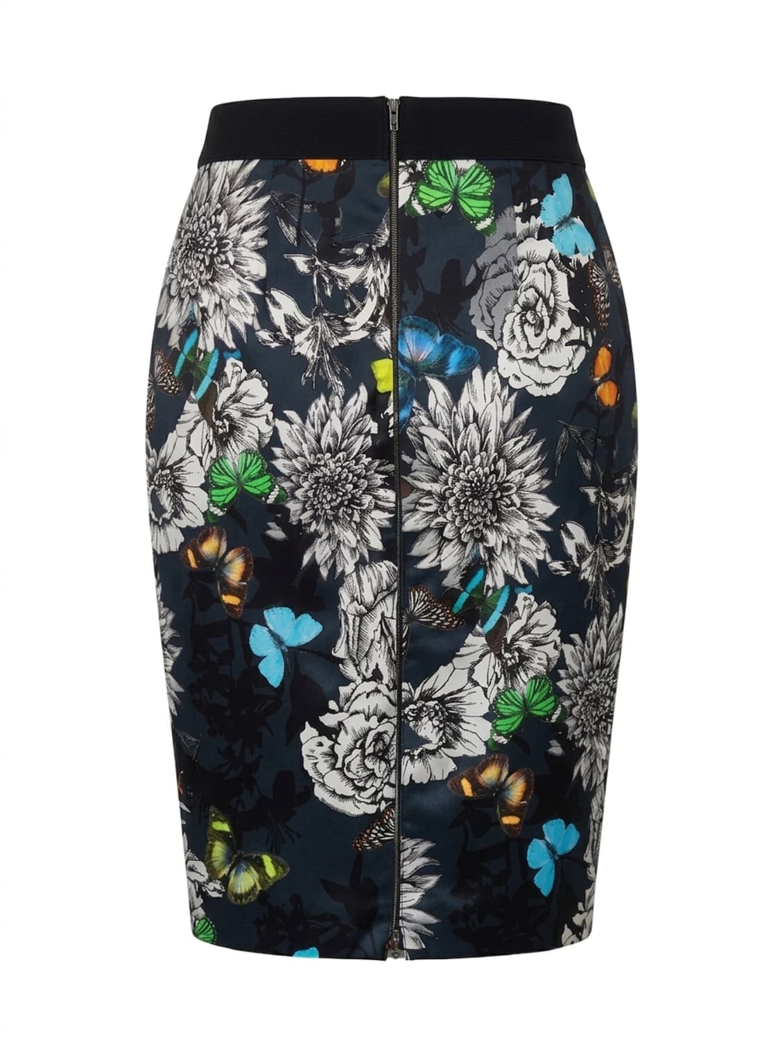 ✨마크케인 Marc Cain 플라워 나비 미디 스커트 55 | 밴딩 슬림 상품이미지4