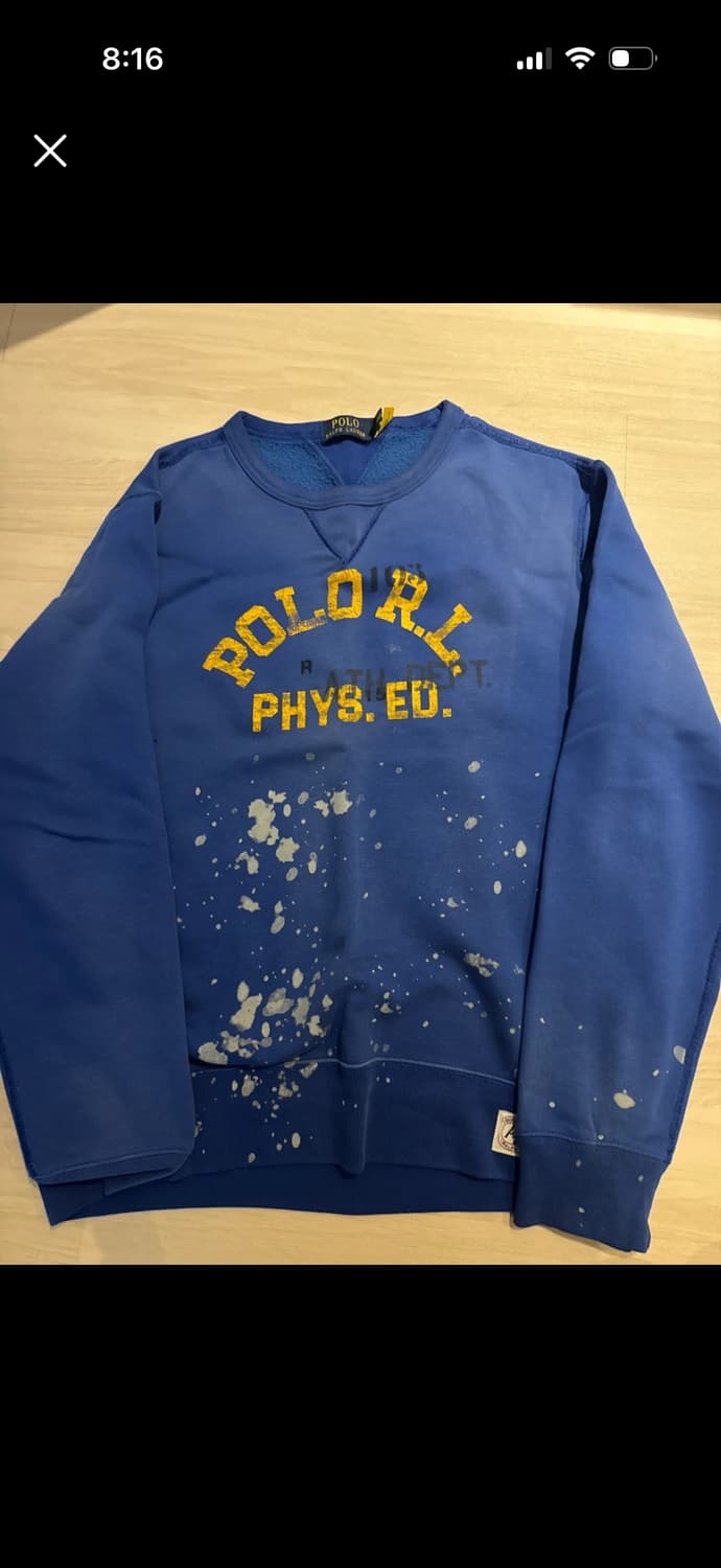 폴로랄프로렌 류준열 맨투맨 M 상품이미지2