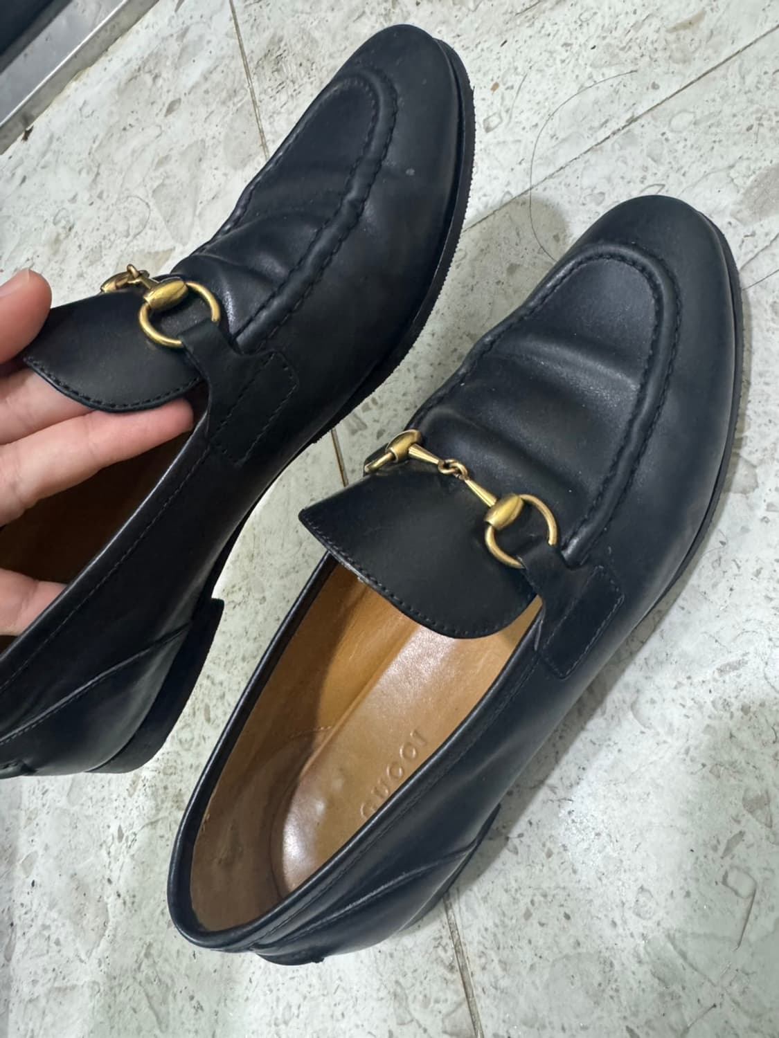 구찌 홀스빗 로퍼 블랙 36.5 (235mm) 상품이미지5