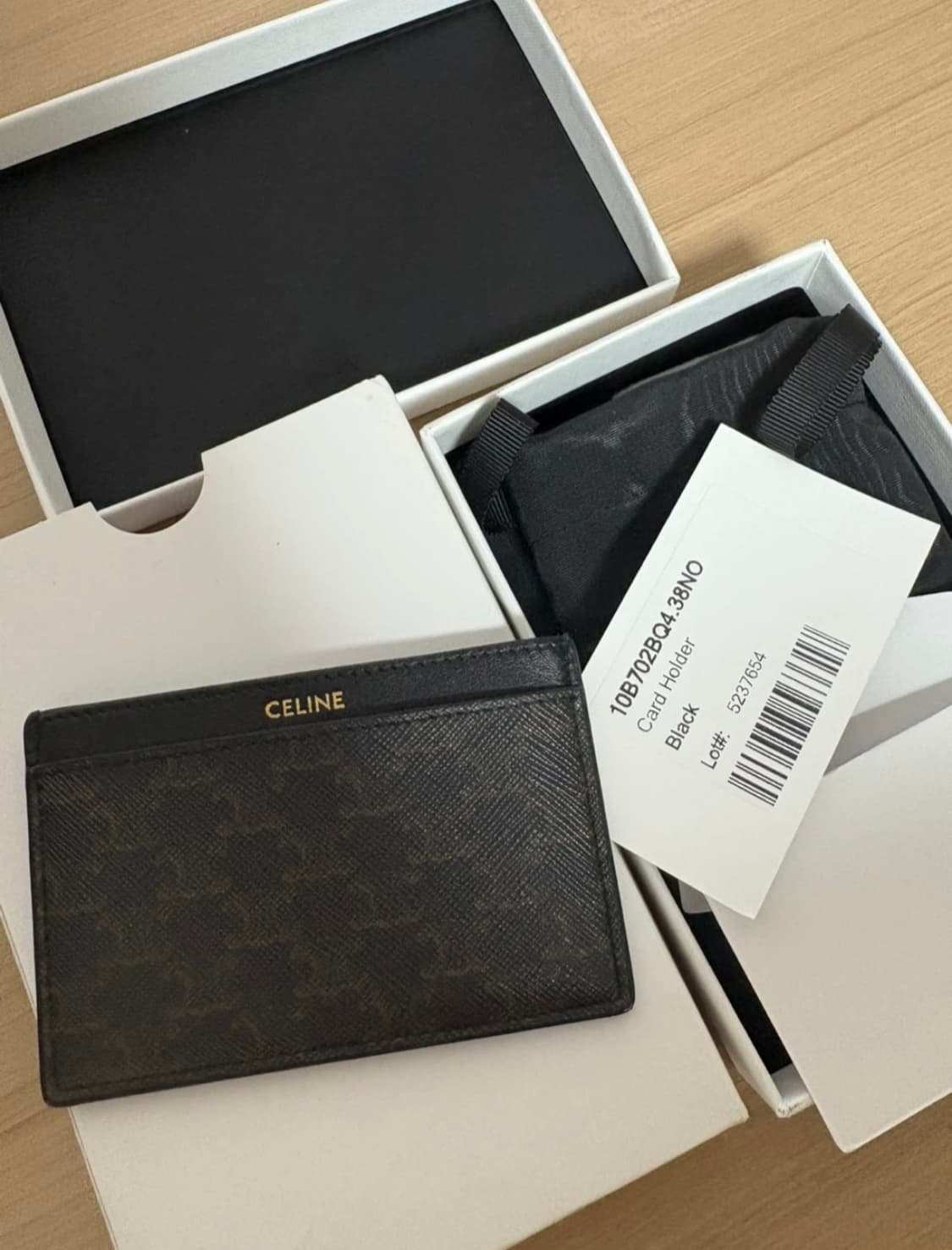 24FW 셀린느 남성 트리옹프 카드지갑 홀더 상품이미지1