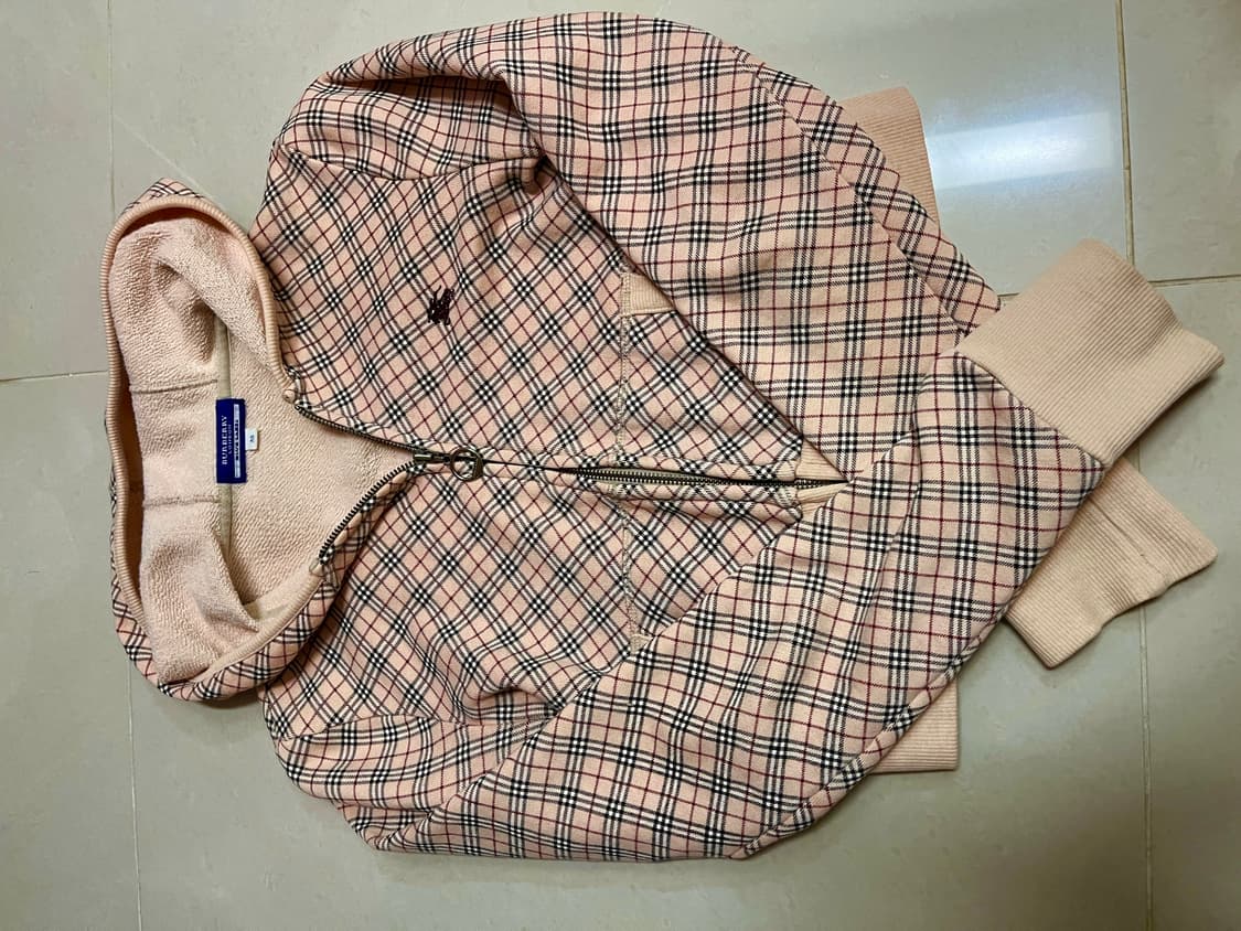 버버리 노바체크 후드집업 상품이미지1