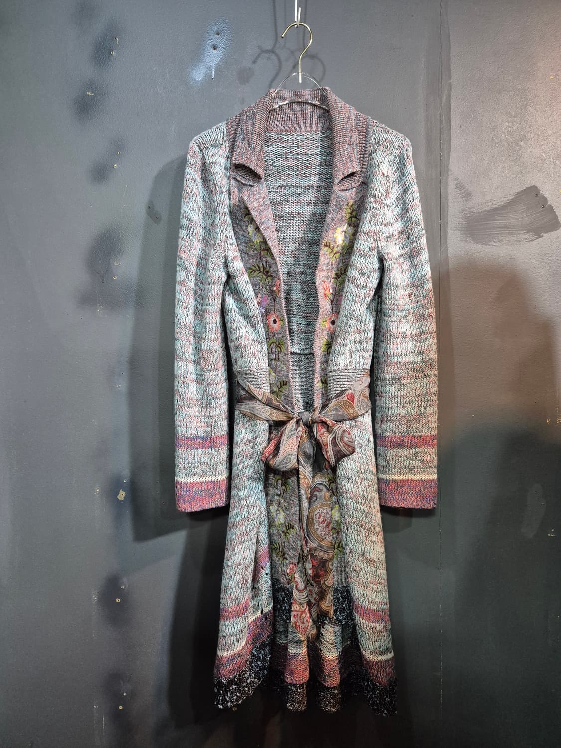 탱커스 니트 롱 가디건 S 상품이미지1