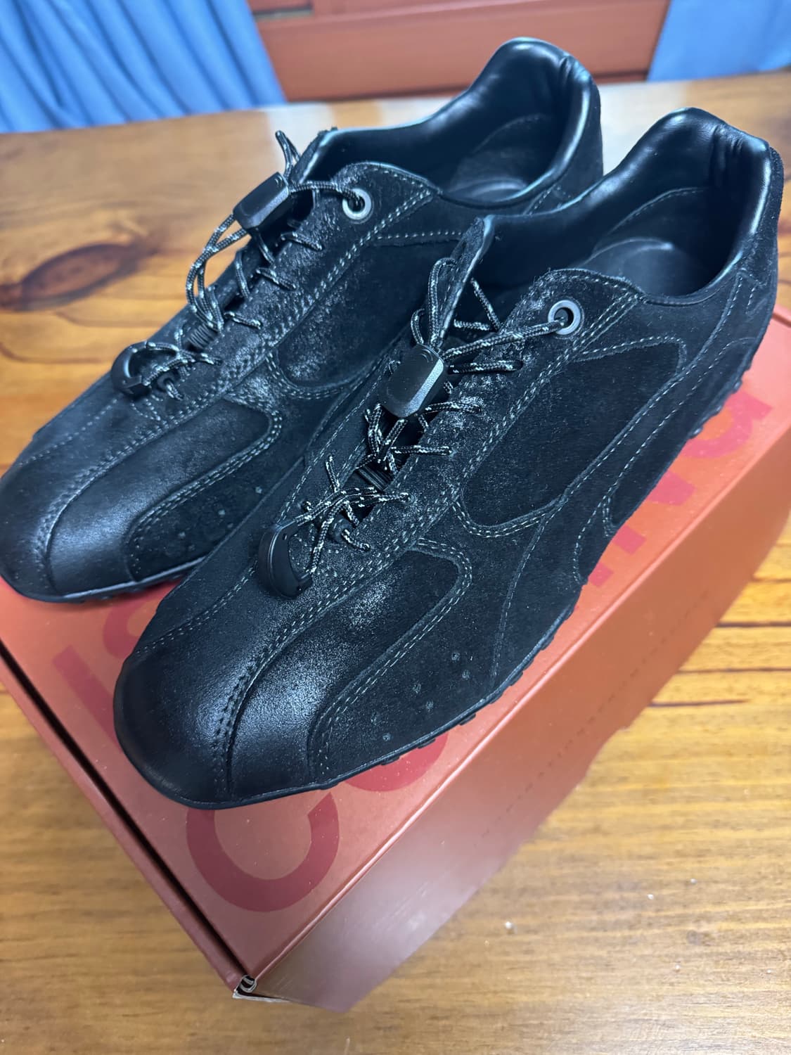 야세 스파이더 왁스 워싱 스니커즈 블랙 270 상품이미지2