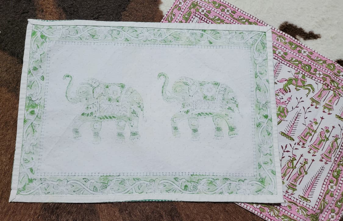 일본 빈티지 장식 패브릭 2장 1셋트(43*31) 상품이미지4