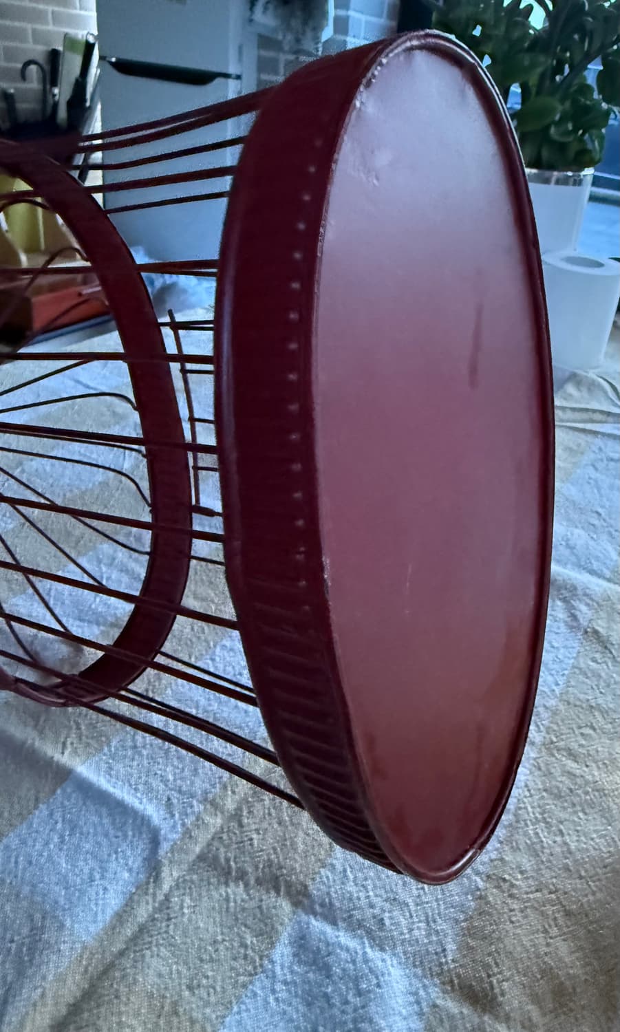 빈티지 레드 철제 새장 인테리어 소품 / 캔들 플라워 케이지 상품이미지8