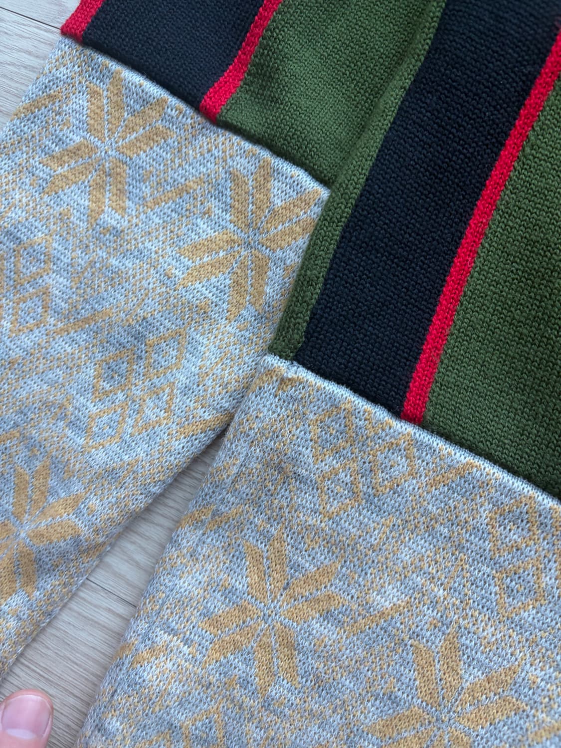 Docking V neck knit 상품이미지2