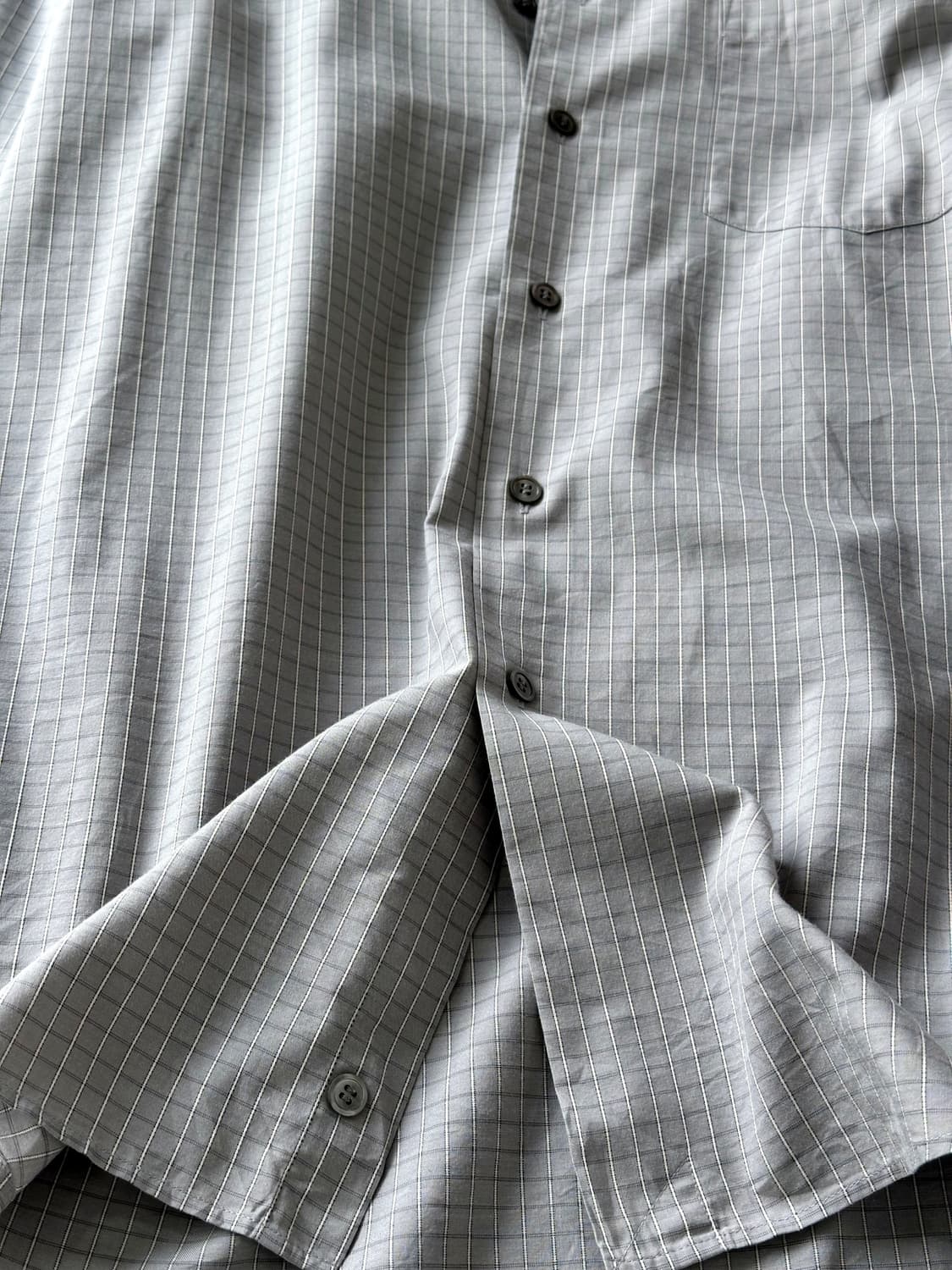 Light cotton graph check L/S shirt 상품이미지4