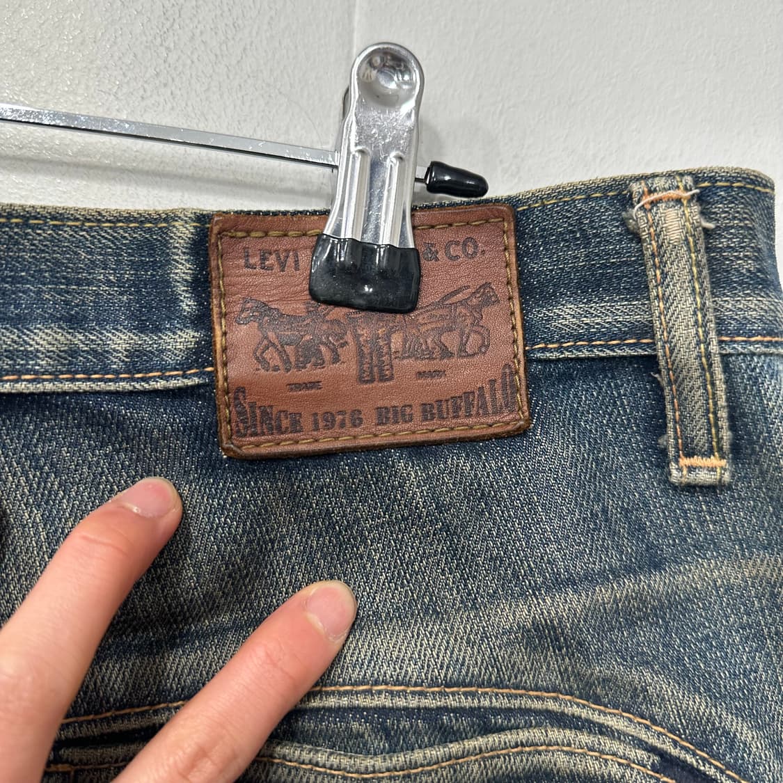 리바이스 Big Buffalo 셀비지 빅E 데님팬츠 상품이미지5