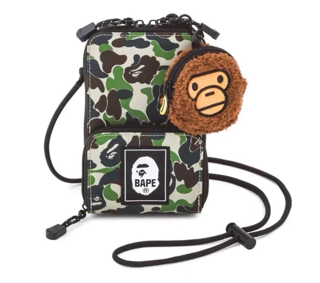 베이프 미니 카모 크로스백 + 마일로 동전 지갑 키링 상품이미지1