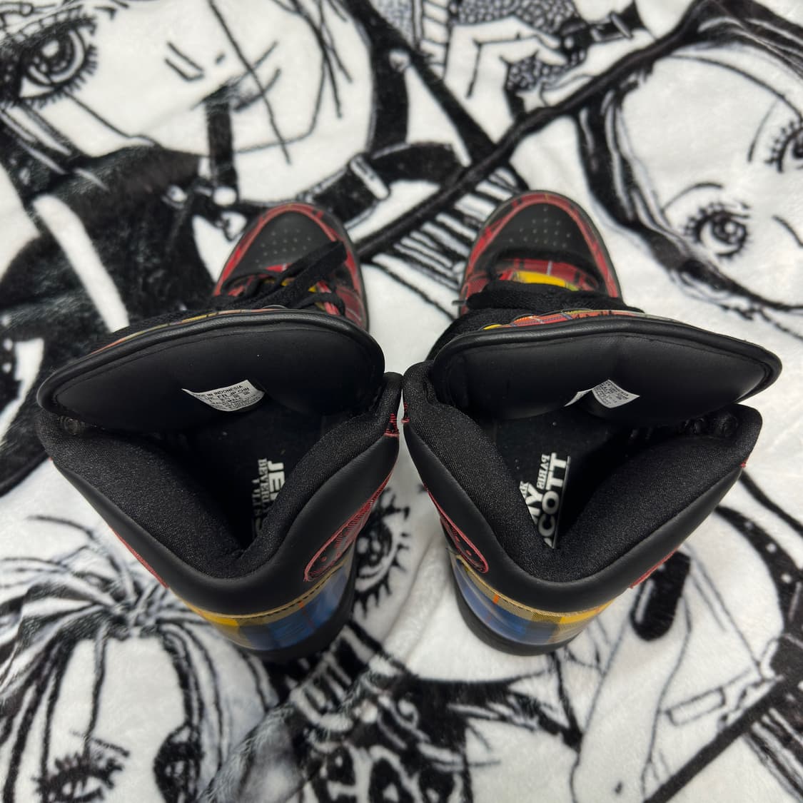 아디다스 제레미스캇 인스팅트 하이 타탄체크 상품이미지6