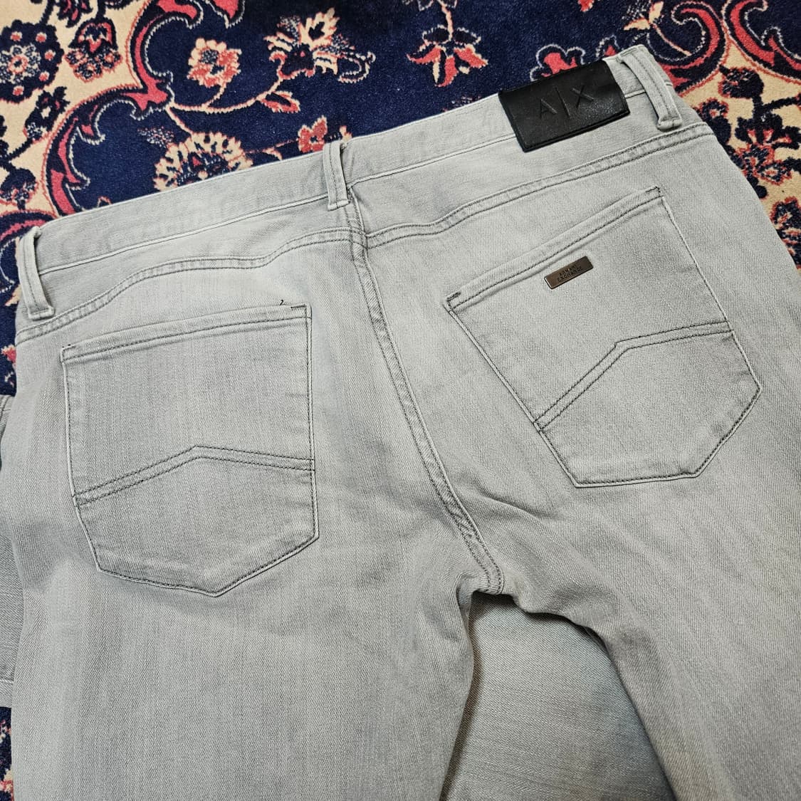 아르마니 익스체인지 라이트 그레이 데님 팬츠 상품이미지4